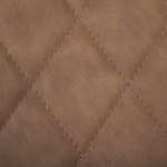 Bürostuhl drehbar MARIBEL Kunstleder Goldbraun