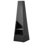 Grill-Feuerstelle YATE Metall Schwarz