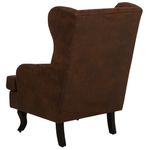 Sessel Kunstleder braun ALTA