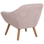 Sessel Samtstoff Rosa KARIS