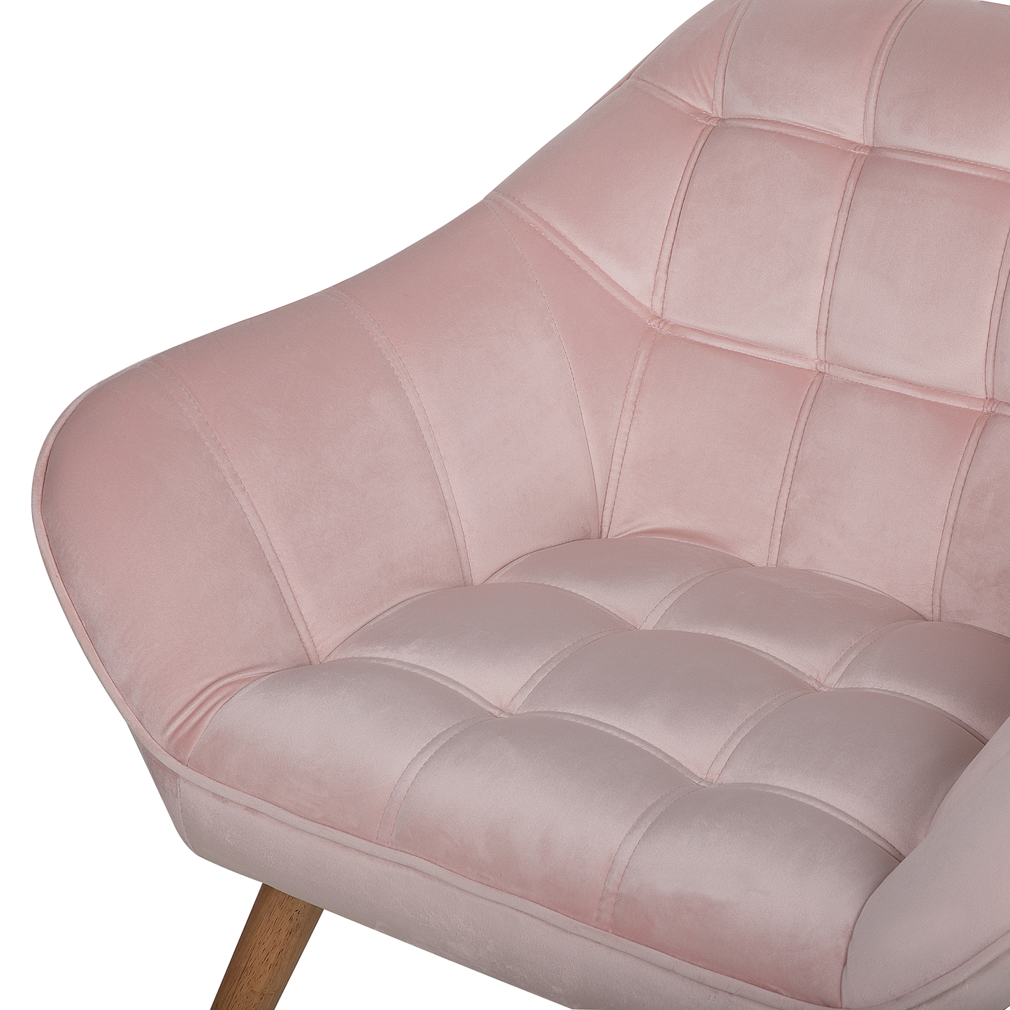 Sessel Samtstoff Rosa KARIS