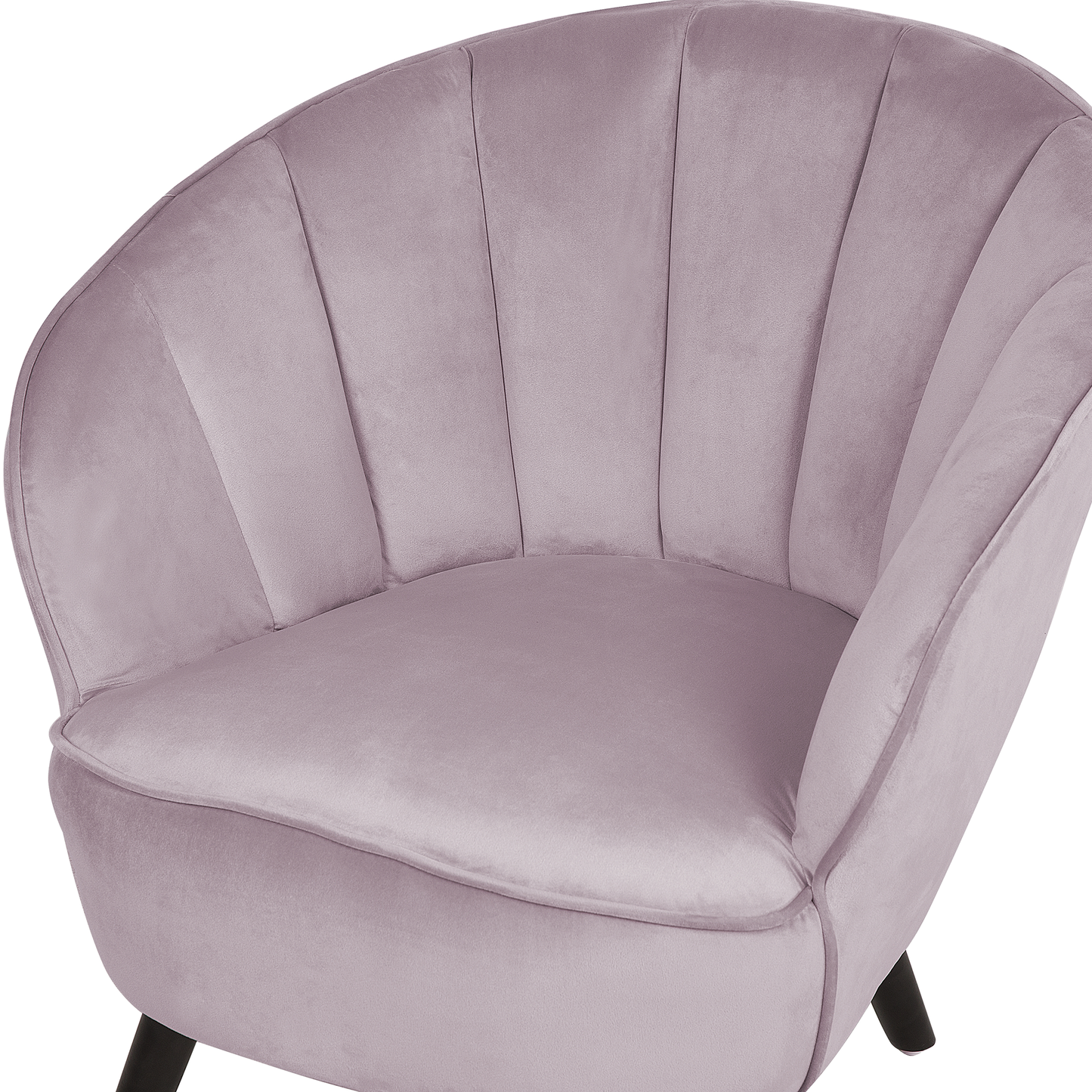 Sessel DALA Samtstoff Rosa