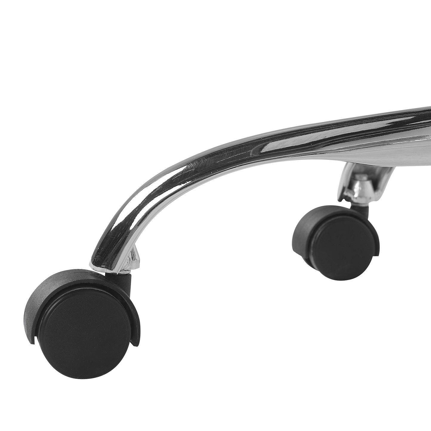 Bürostuhl drehbar SELMA Samtstoff Schwarz