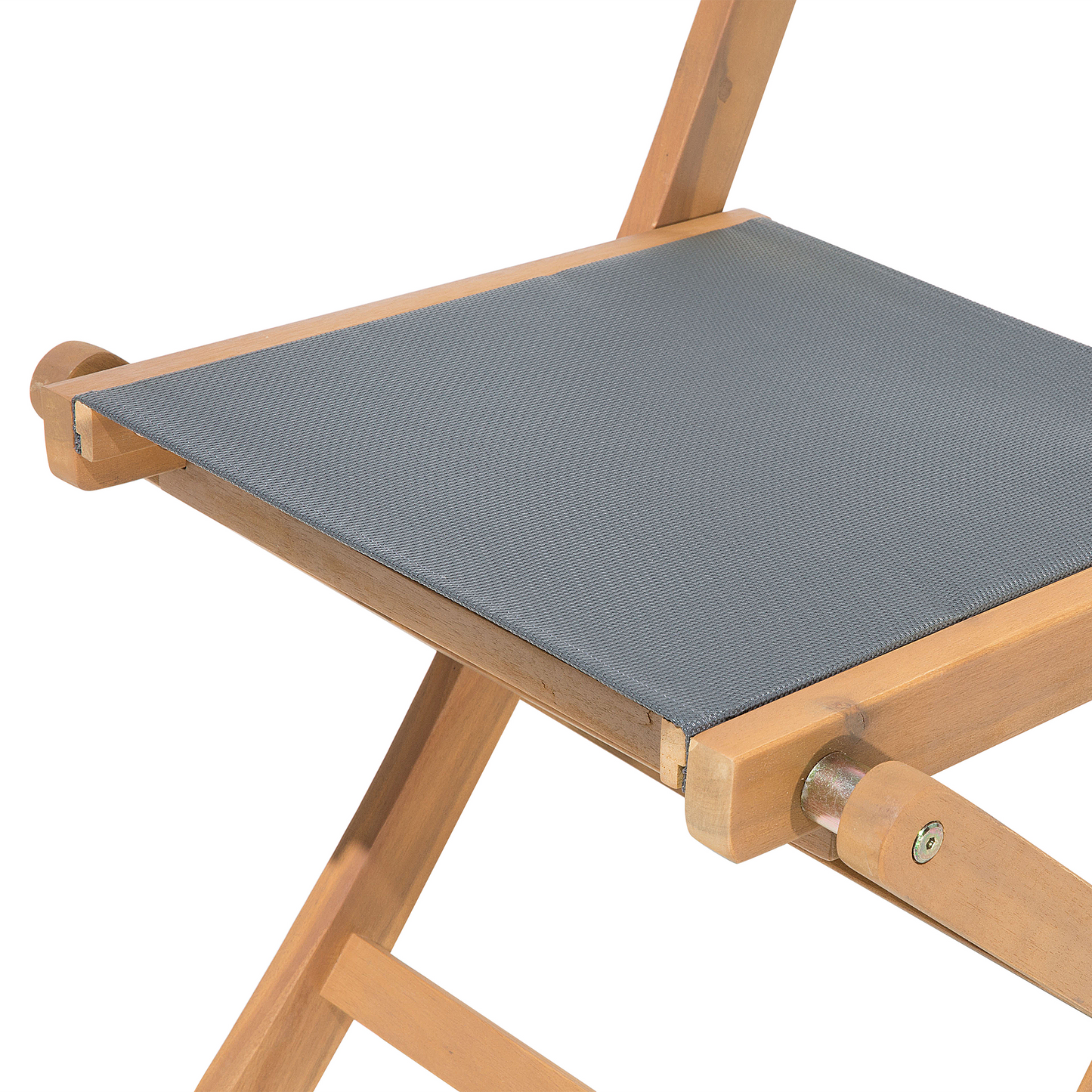 Gartenstuhl 2er Set CESANA Akazienholz Hellbraun