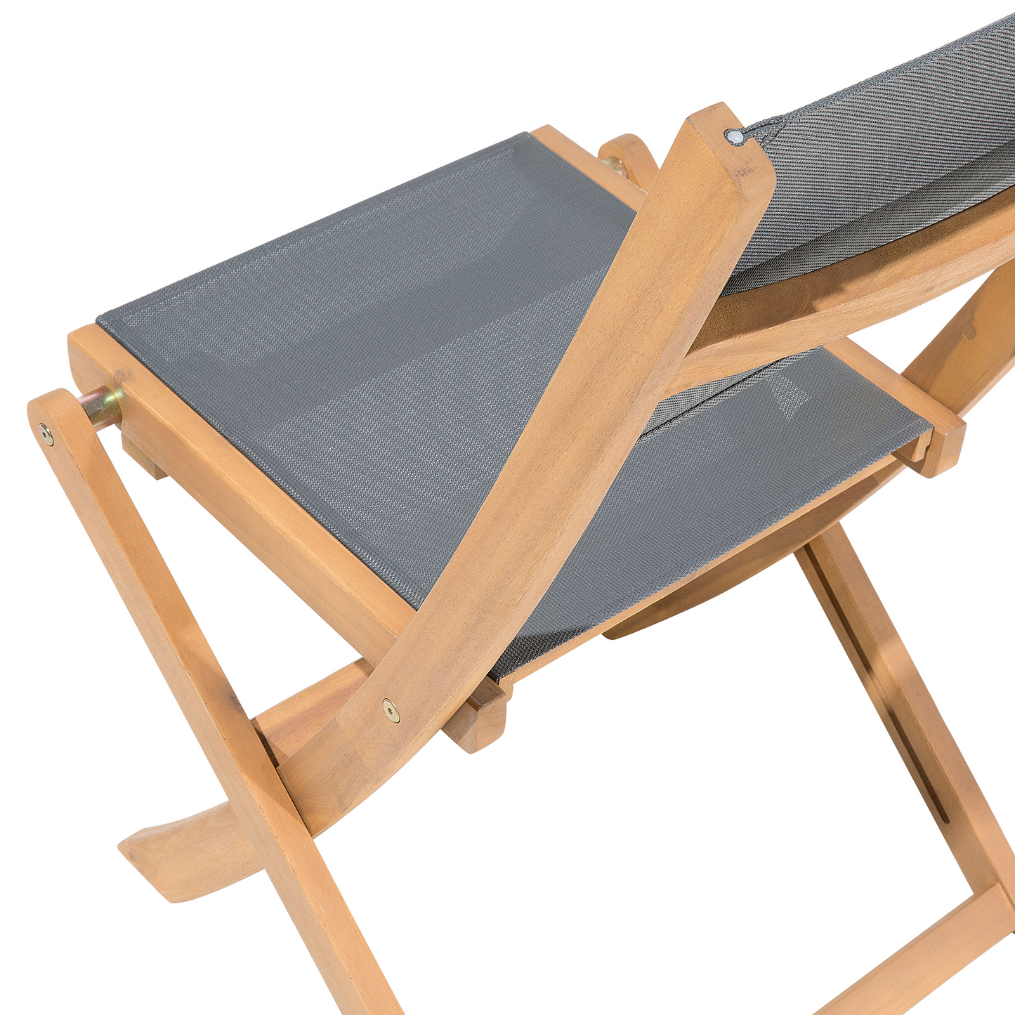 Gartenstuhl 2er Set CESANA Akazienholz Hellbraun