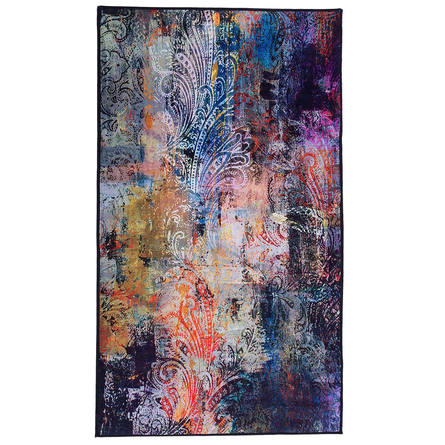 Teppich bunt 80 x 150 cm Kurzflor MARDIN