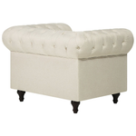Sessel CHESTERFIELD Stoff Beige