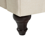 Sessel CHESTERFIELD Stoff Beige