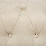 Sessel CHESTERFIELD Stoff Beige