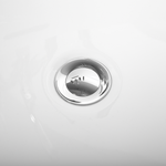 Badewanne freistehend schwarz oval 173 x 82 cm GUIANA