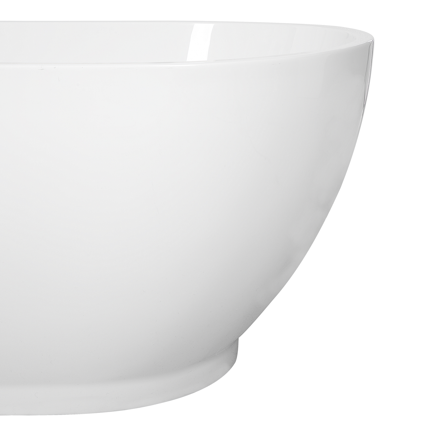 Badewanne freistehend weiss oval 170 x 82 cm GUIANA