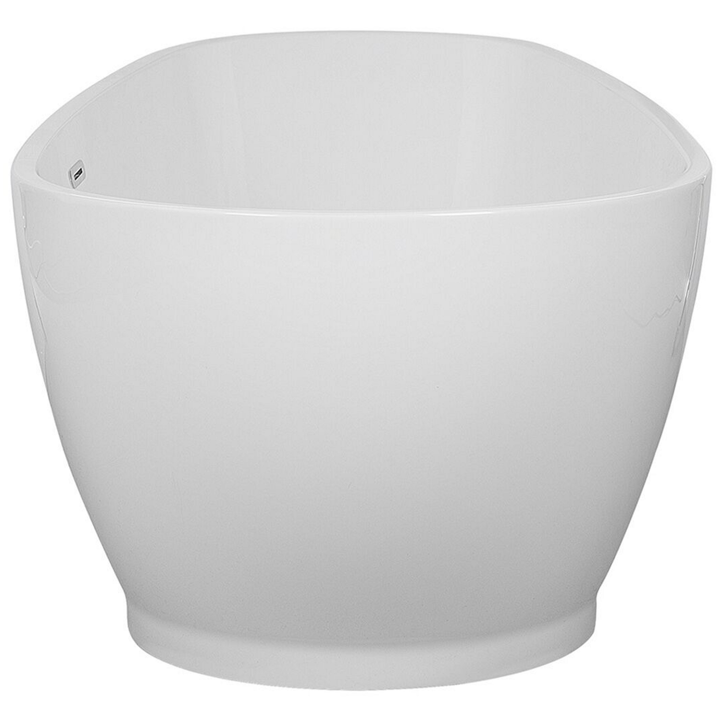 Badewanne freistehend weiss oval 170 x 82 cm GUIANA