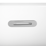 Badewanne freistehend weiss oval 170 x 82 cm GUIANA