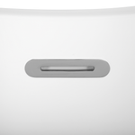 Badewanne freistehend oval weiss 170 x 77 cm BAYLEY