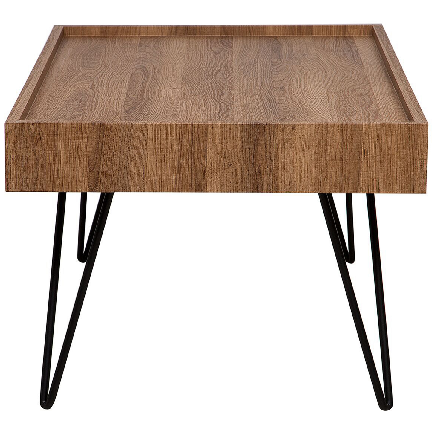 Couchtisch dunkler Holzfarbton rechteckig 100 x 60 cm WELTON