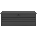 Aufbewahrungsbox CEBROSA Metall 165 cm 70 cm Graphitgrau