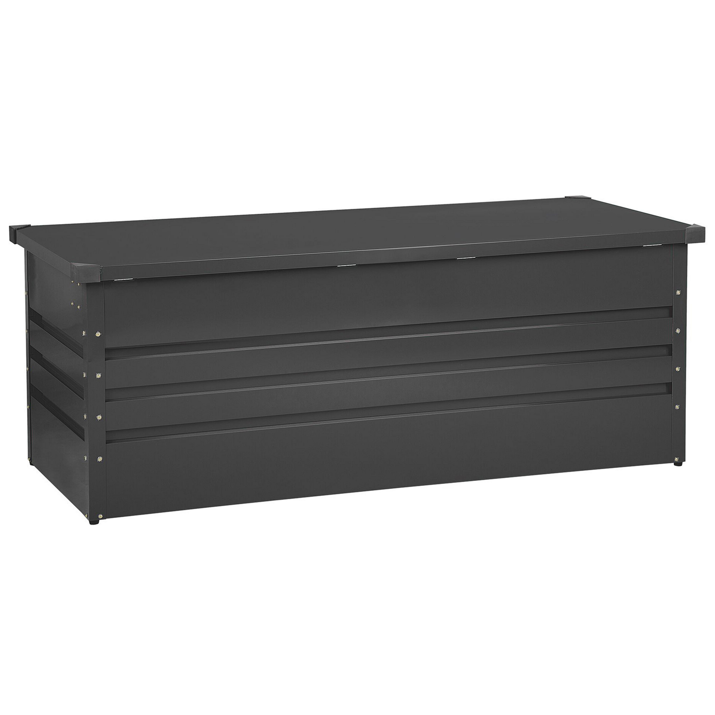 Aufbewahrungsbox CEBROSA Metall 165 cm 70 cm Graphitgrau