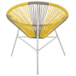 Gartenstuhl 2er Set ACAPULCO Polyrattan Taupe