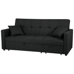 3-Sitzer Schlafsofa schwarz GLOMMA