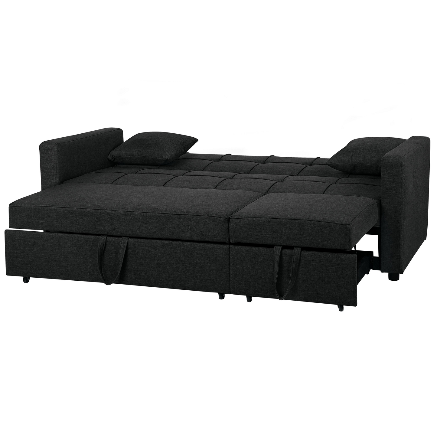 3-Sitzer Schlafsofa schwarz GLOMMA