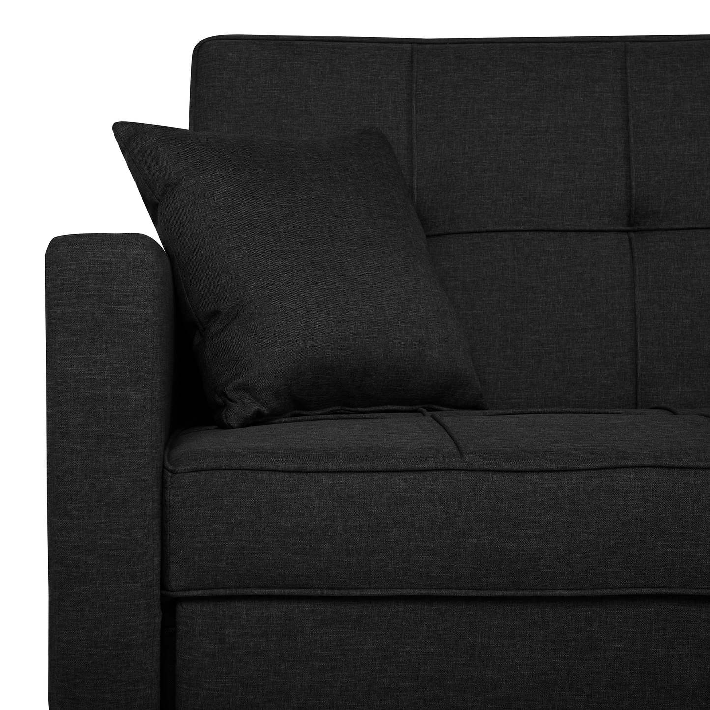 3-Sitzer Schlafsofa schwarz GLOMMA