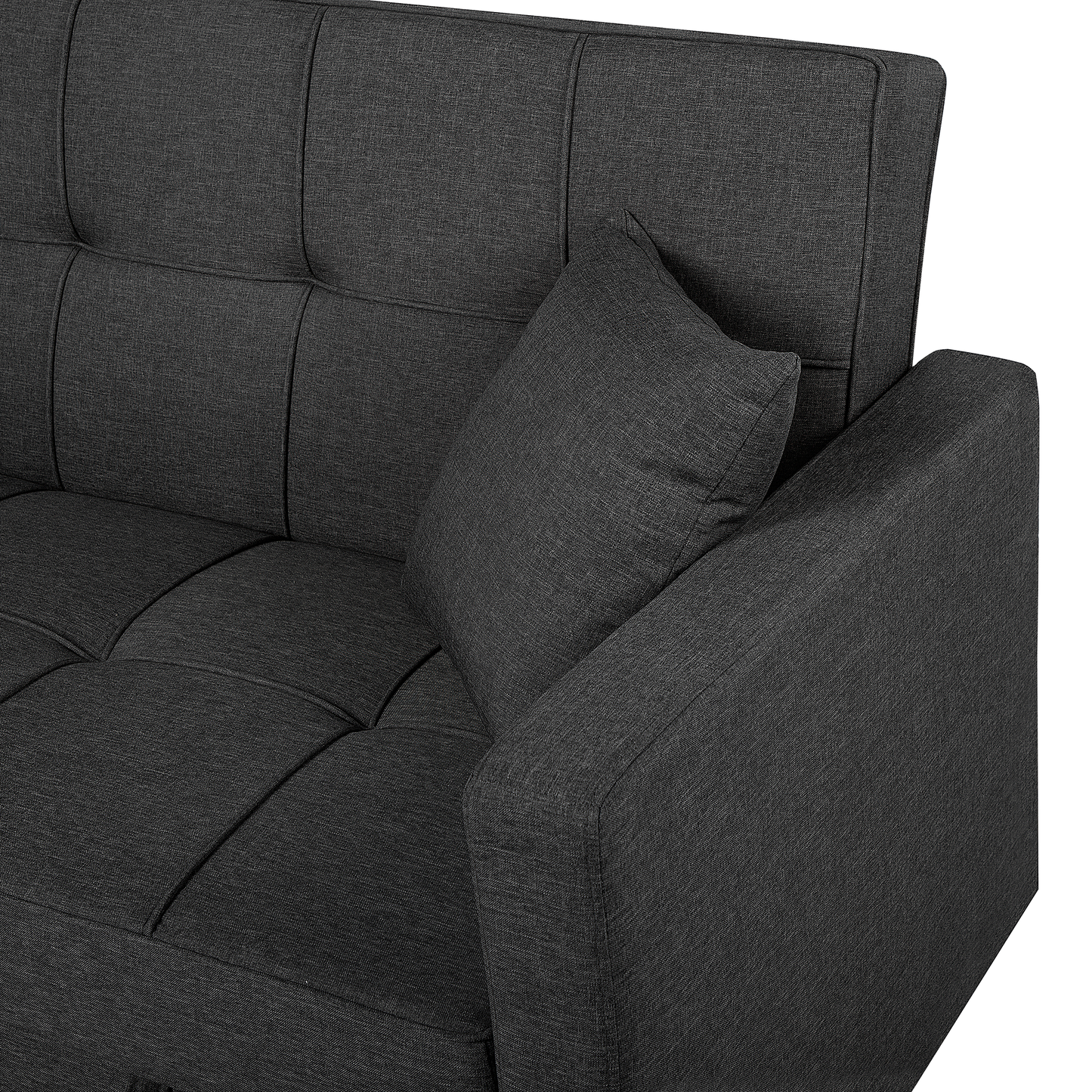 3-Sitzer Schlafsofa dunkelgrau GLOMMA