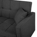 3-Sitzer Schlafsofa dunkelgrau GLOMMA