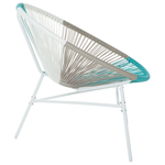 Gartenstuhl 2er Set ACAPULCO Polyrattan Weiss