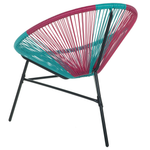 Gartenstuhl ACAPULCO Polyrattan Türkis