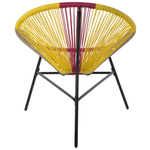 Gartenstuhl ACAPULCO Polyrattan Gelb