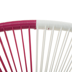Gartenstuhl ACAPULCO Polyrattan Fuchsia