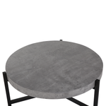 Couchtisch Betonoptik grau ⌀ 70 cm BONITA