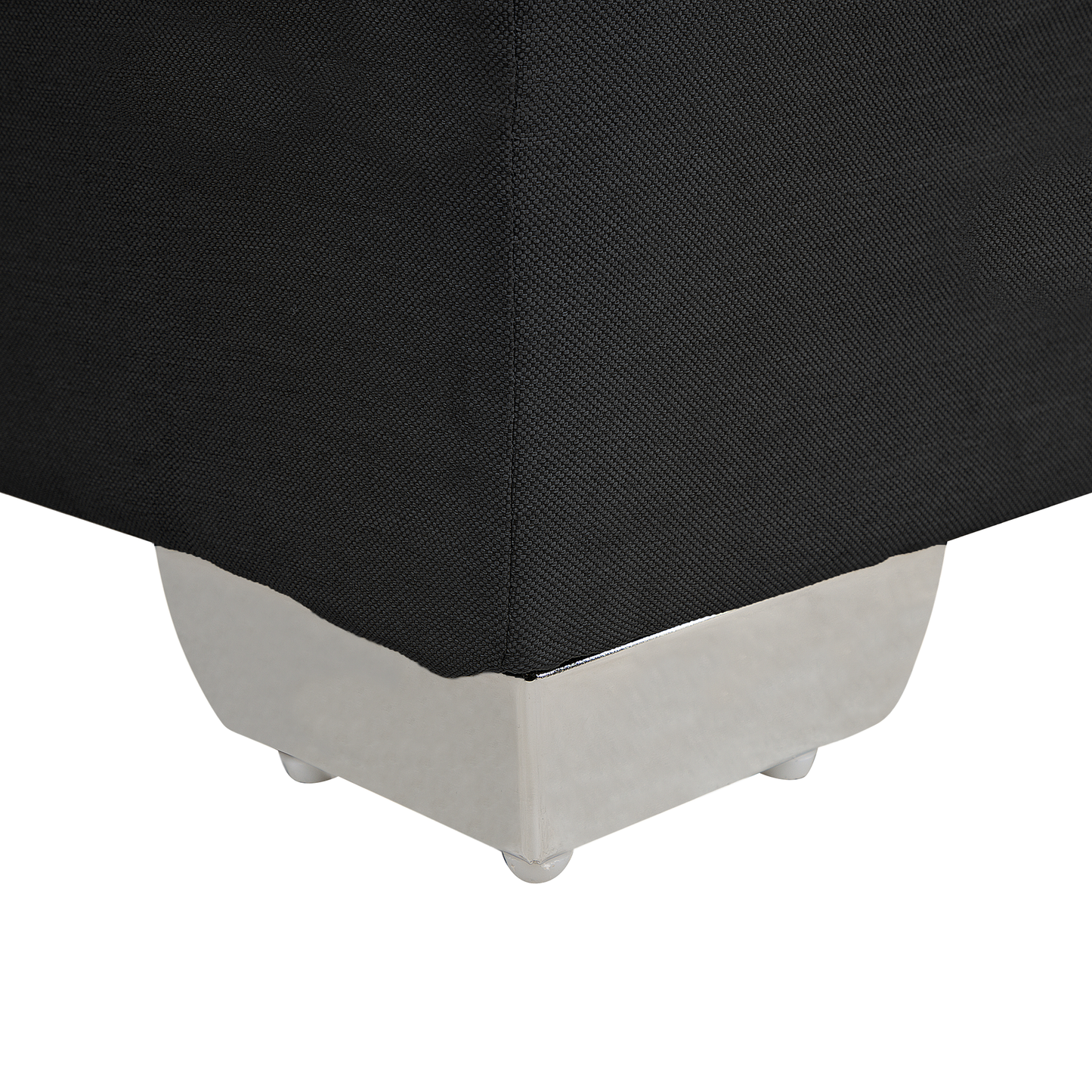 Boxspringbett Stoff ADMIRAL 180 x 200 cm Schwarz