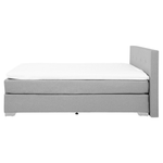 Boxspringbett Stoff CONSUL 160 x 200 cm Hellgrau