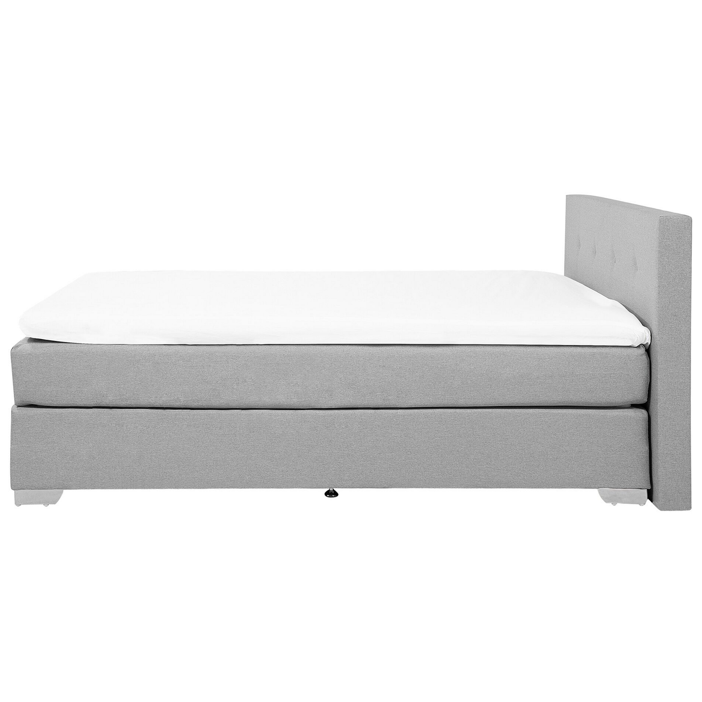 Boxspringbett Stoff CONSUL 180 x 200 cm Hellgrau