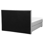 Boxspringbett Stoff DUCHESS 160 x 200 cm Hellgrau