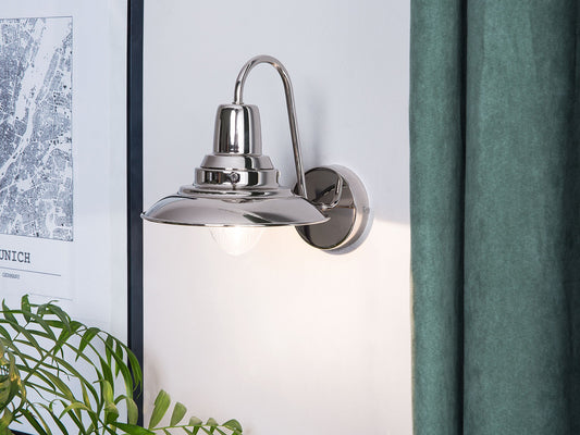 Wandlampe LUZA Metall Silber