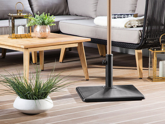 Sonnenschirmfuss CERVO Schwarz Quadratisch 25 kg