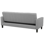 3-Sitzer Schlafsofa hellgrau mit Stauraum VEHKOO