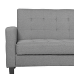 3-Sitzer Schlafsofa hellgrau mit Stauraum VEHKOO