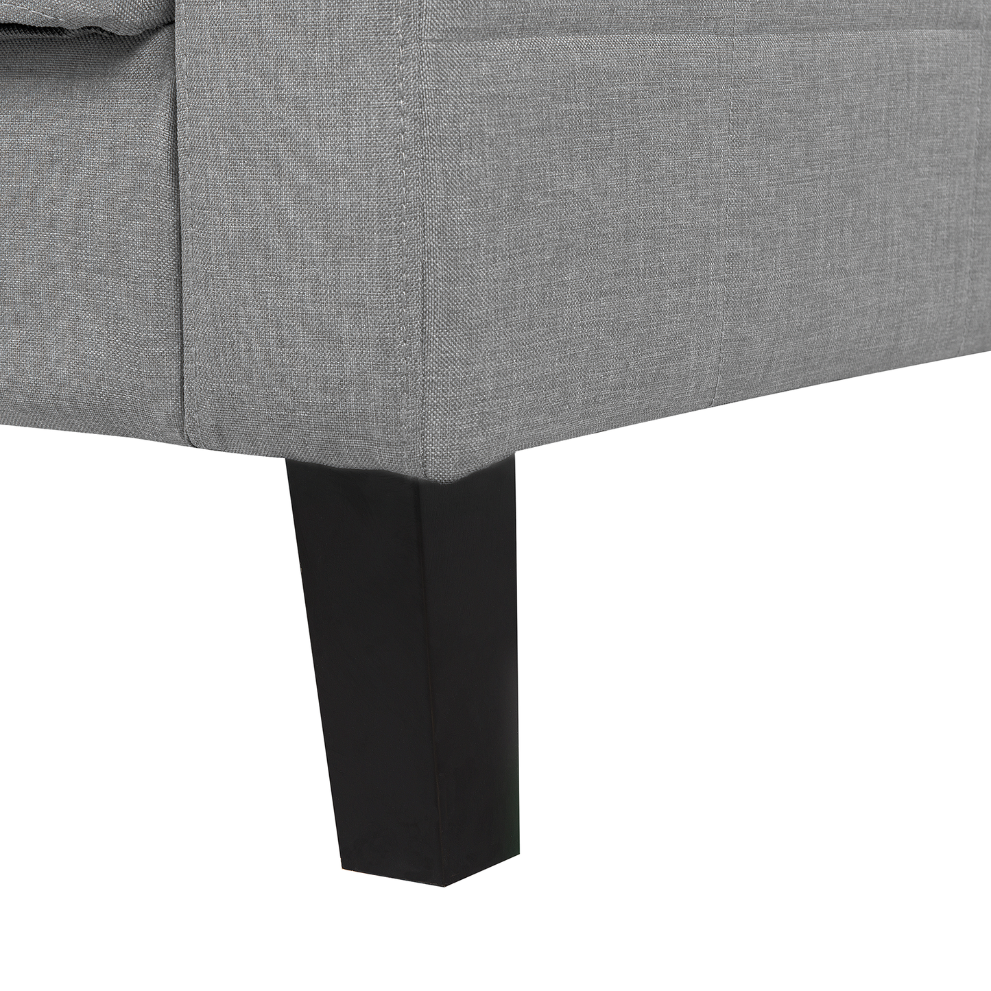 3-Sitzer Schlafsofa hellgrau mit Stauraum VEHKOO