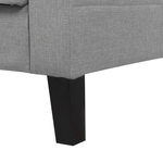 3-Sitzer Schlafsofa hellgrau mit Stauraum VEHKOO