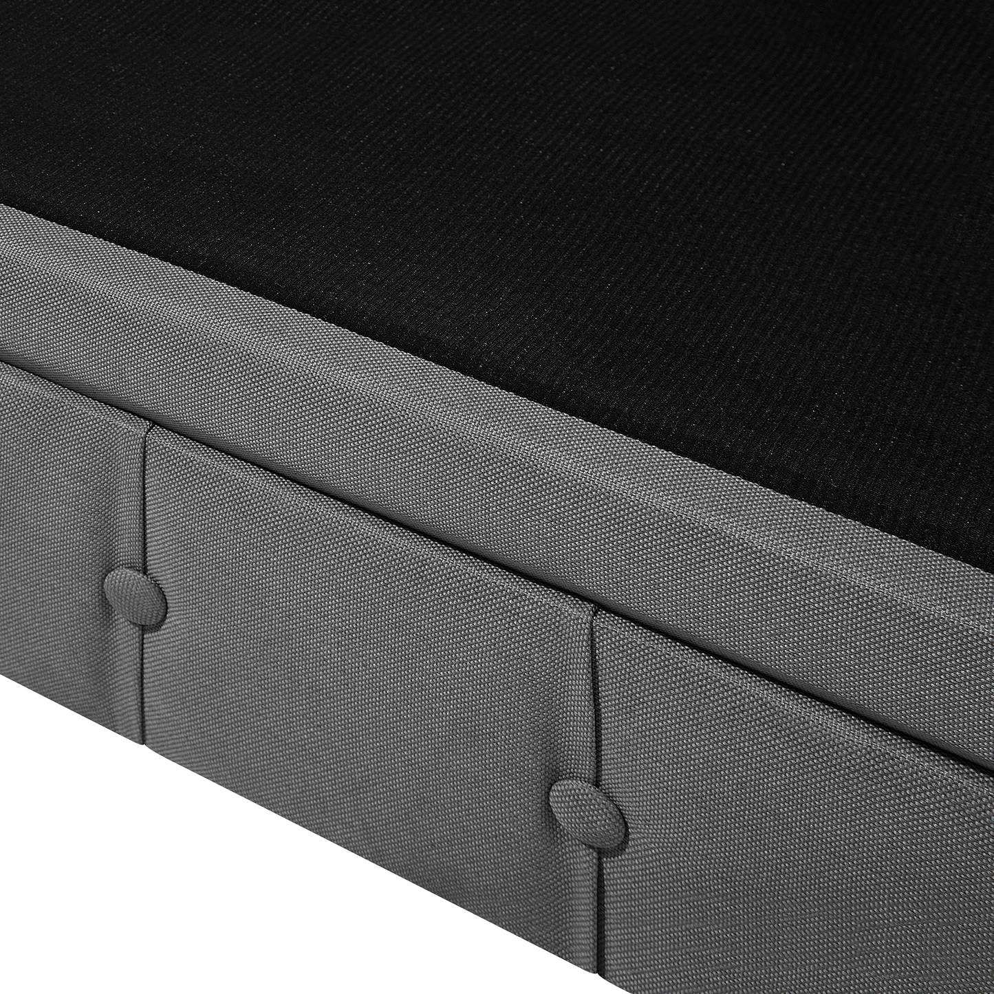 3-Sitzer Sofa Polsterbezug hellgrau CHESTERFIELD gross