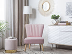 Sessel VAASA Stoff Rosa