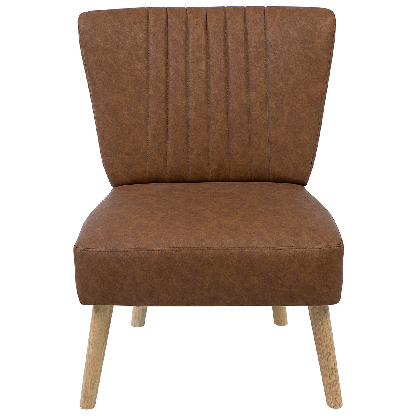 Sessel VAASA Kunstleder Goldbraun