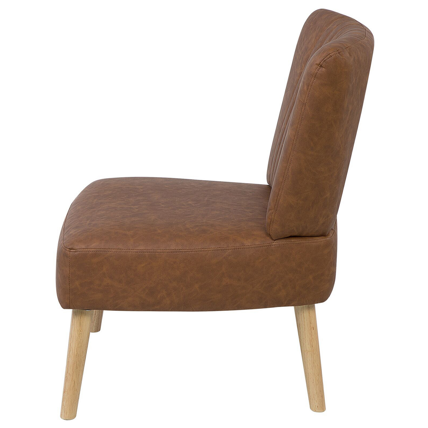 Sessel VAASA Kunstleder Goldbraun