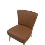 Sessel VAASA Kunstleder Goldbraun