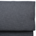 Polsterbett Leinenoptik grau Lattenrost 140 x 200 cm BELFORT