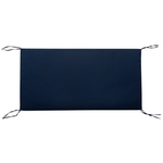 Gartenbank mit Auflage BALTIC 121 cm Akazienholz Weiss