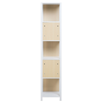 Bücherregal mit 5 Fächern BOGOTA 165 cm Weiss
